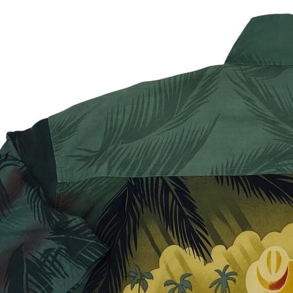 Big Dogs Shirt Mens Large Button Up Hawaiian 5 O'Clock Somewhere Cocktails - Picture 8 of 11